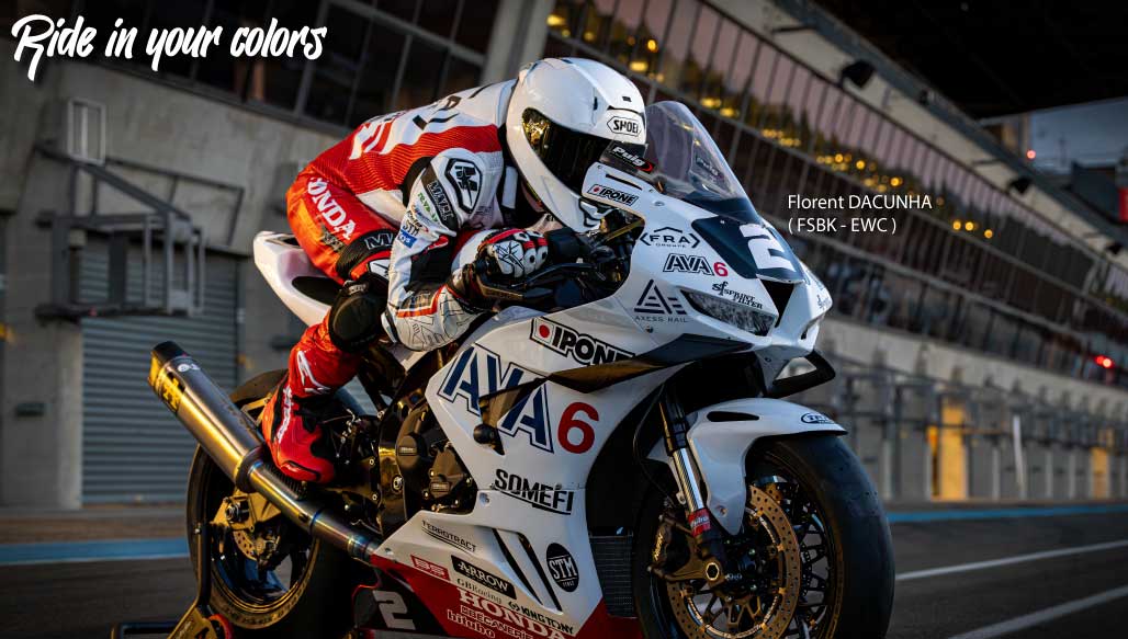 Florent DACUNHA, pilote matt racing en FSBK au sein du team TATI TEAM et pilote EWC 